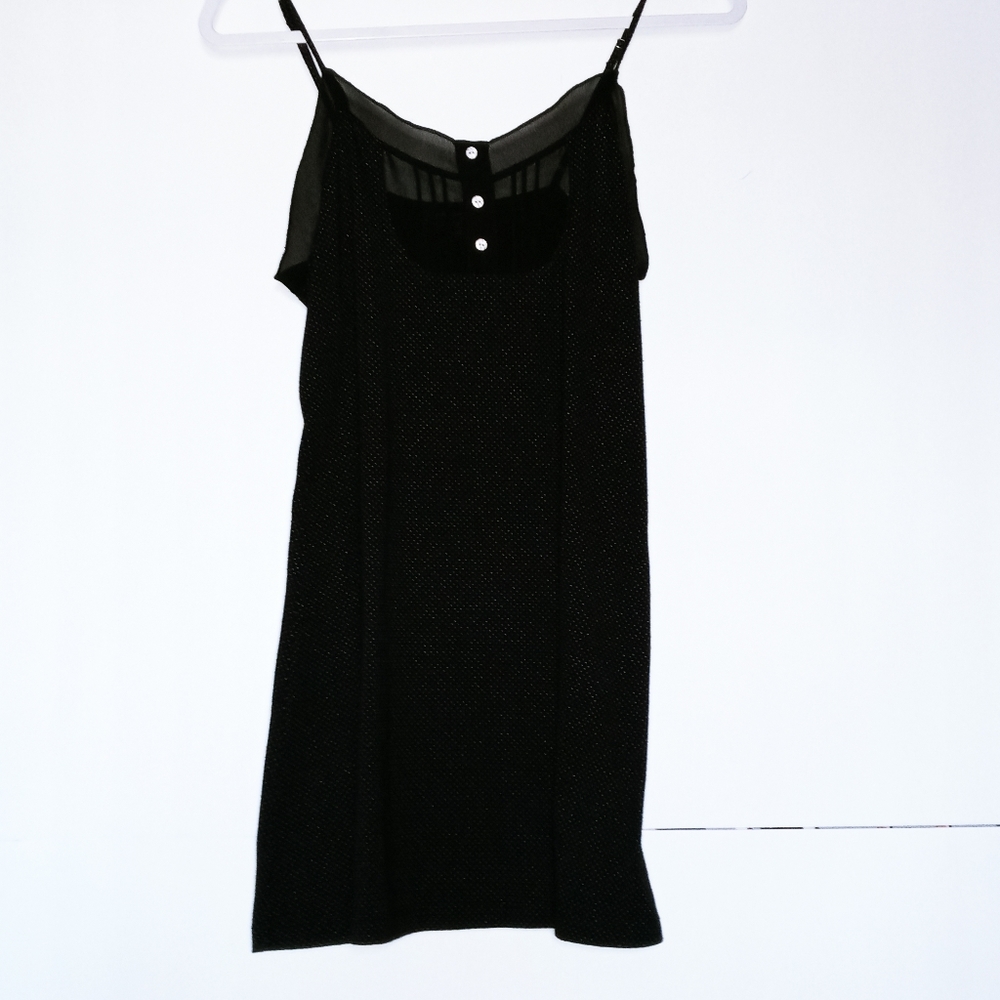 VINTAGE Dainty Polka Dot Slip Dress